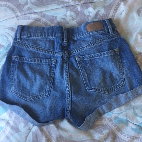 High Waist Stretch Garage Shorts - Picture 3 of 4